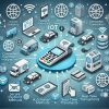 DALL·E 2024-10-24 17.18.33 - A visual representation of IoT payment gateway integration. The image should show various IoT devices, like smart home systems and connected vehicles,